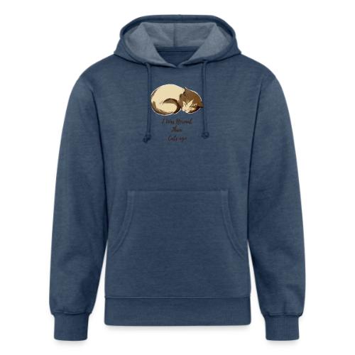 I Was Normal Three Cats Ago Funny Cat T-Shirt - Unisex Organic Hoodie