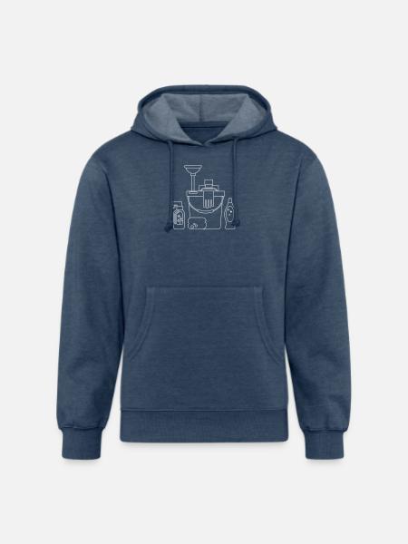 cleaning bucket - Unisex Organic Hoodie - heather navy