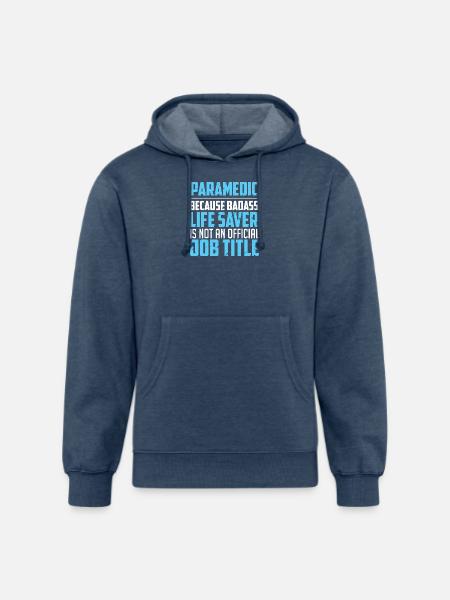 Paramedic Paramedic Paramedics Emergency - Unisex Organic Hoodie - heather navy