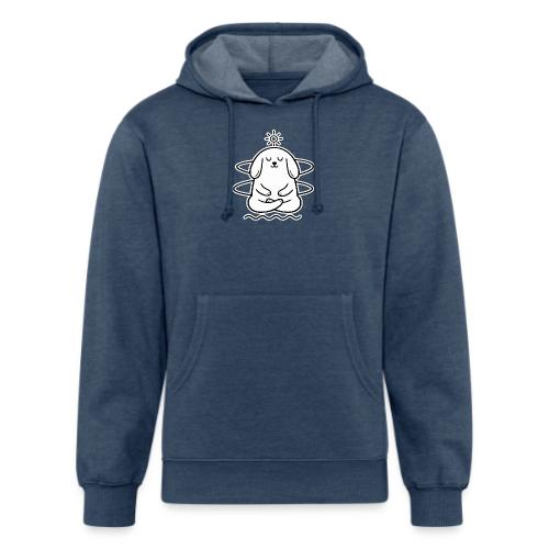 Cute Meditating Bunny Zen Yoga Animal - Unisex Organic Hoodie
