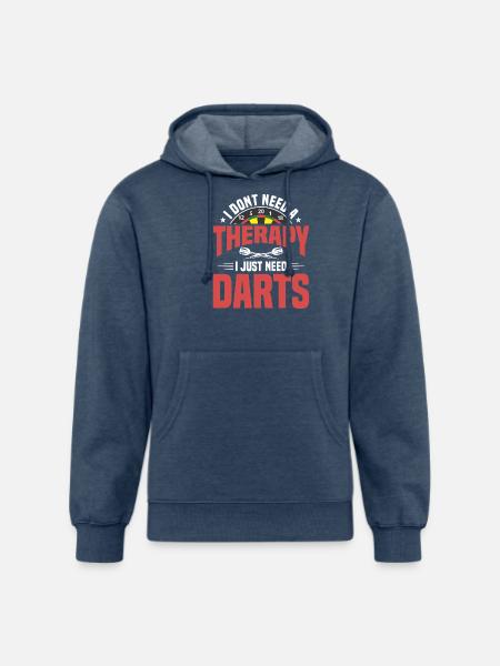 Darts Dart Player - Unisex Organic Hoodie - heather navy