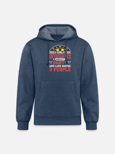Darts Dart Player - Unisex Organic Hoodie - heather navy