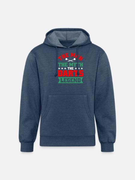 Darts Dart Player - Unisex Organic Hoodie - heather navy