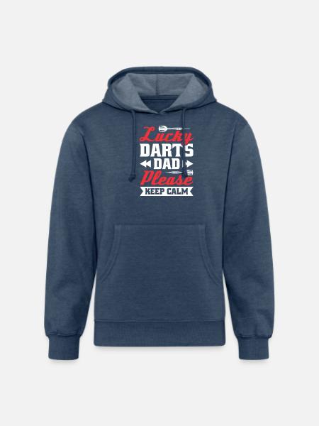 Darts Dart Player - Unisex Organic Hoodie - heather navy