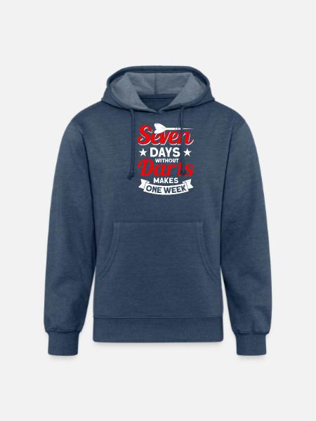 Darts Dart Player - Unisex Organic Hoodie - heather navy
