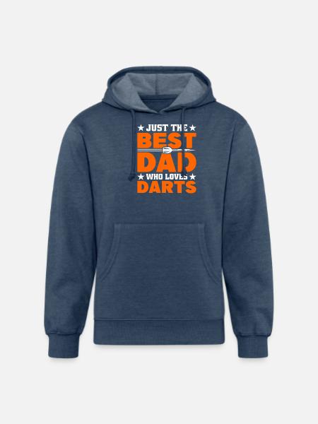 Darts Dart Player - Unisex Organic Hoodie - heather navy