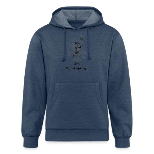 Hummingbird T-Shirt, Honeysuckle Vine - Unisex Organic Hoodie
