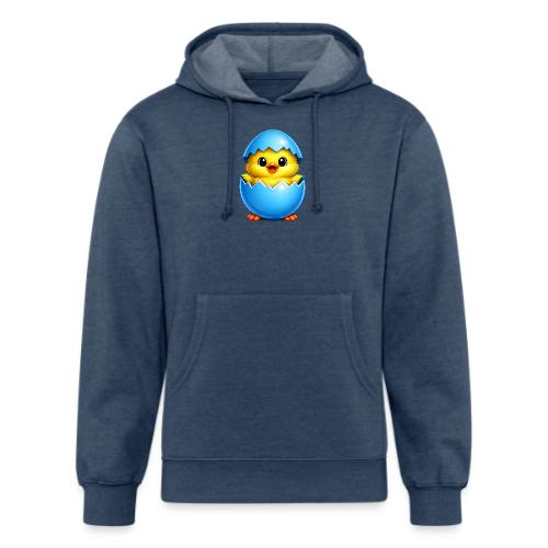 Easter Chick Blue - Unisex Organic Hoodie