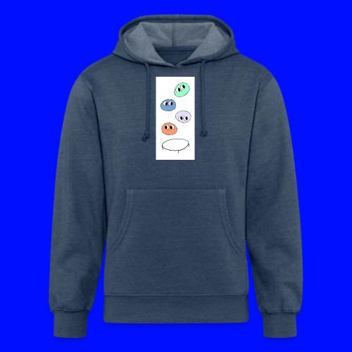 Puffs on a Trampoline (iPhone Case) - Unisex Organic Hoodie