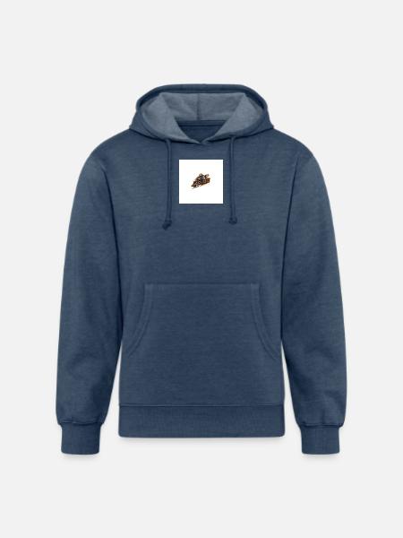 Moto Dash Neon Racer - Unisex Organic Hoodie - heather navy