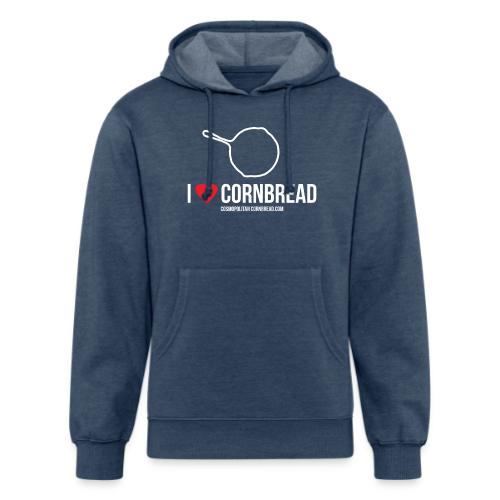 I heart cornbread - Unisex Organic Hoodie