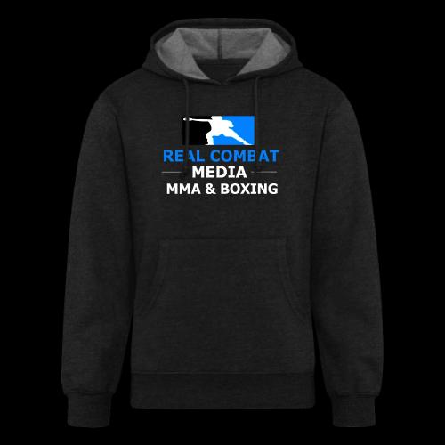 RCM MMA & BOXING Light Blue White Text - Unisex Organic Hoodie