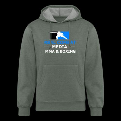 RCM MMA & BOXING Light Blue White Text - Unisex Organic Hoodie