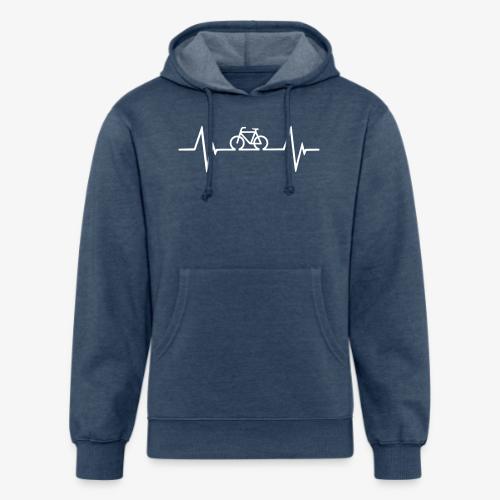 Bicycle Hearbeat - Unisex Organic Hoodie