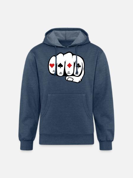 Casino - Unisex Organic Hoodie - heather navy