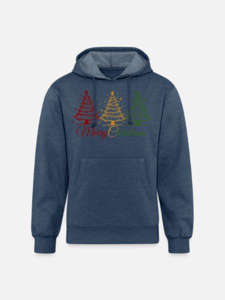 Christmas - Unisex Organic Hoodie - heather navy