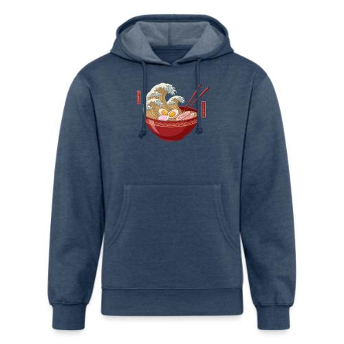 The Great Wave of Ramen - Unisex Organic Hoodie