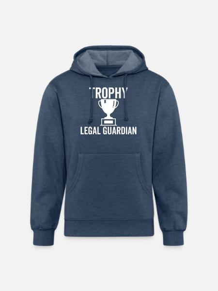 Trophy Legal Guardian - Unisex Organic Hoodie - heather navy