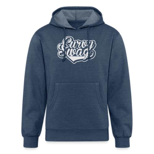 Curvy Swag Reversed Out Design - Unisex Organic Hoodie