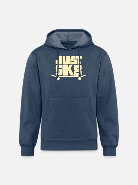 Just Skate - Unisex Organic Hoodie - heather navy