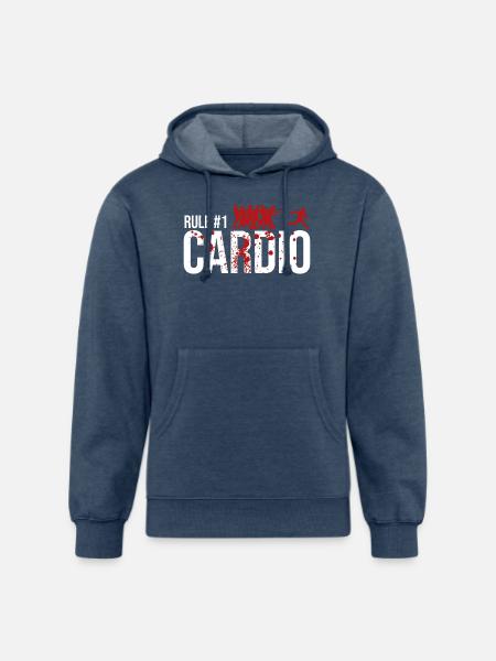 Rule 1 Cardio - Unisex Organic Hoodie - heather navy