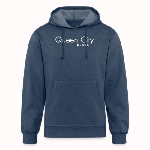 Queen City white - Unisex Organic Hoodie
