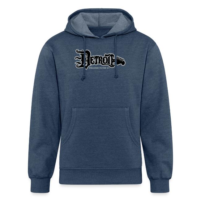 DETROIT GUITAR WTTD BLK SLR REG FONT