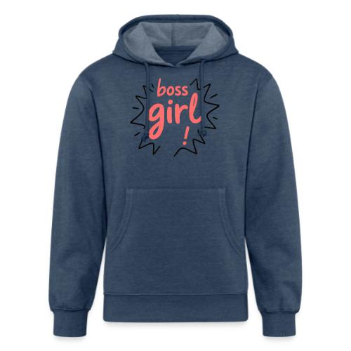 Boss Girl Bold Feminist Statement - Unisex Organic Hoodie