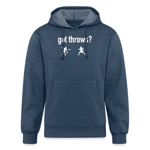 Ultimate Frisbee T-Shirt: Got Throws?- Dark - Unisex Organic Hoodie