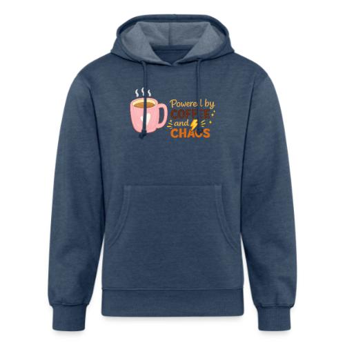 Powered by Coffee and Chaos - Unisex Organic Hoodie