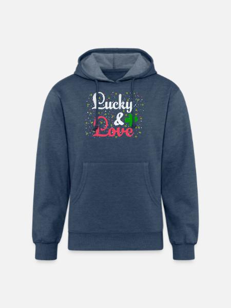 Patricks Day - Unisex Organic Hoodie - heather navy