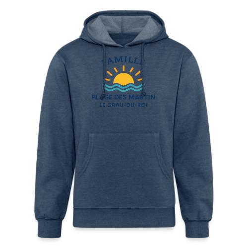Family Beach Shirt – Plage des Martin Design - Unisex Organic Hoodie
