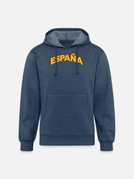 España 5 - Unisex Organic Hoodie - heather navy