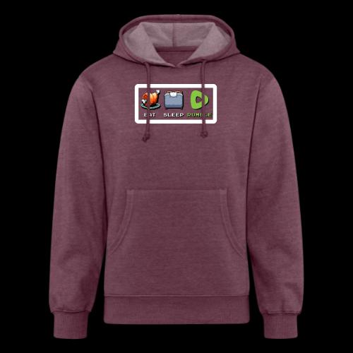 Eat Sleep Rumble merch - Unisex Organic Hoodie