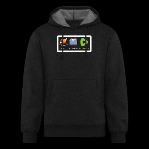 Eat Sleep Rumble merch - Unisex Organic Hoodie