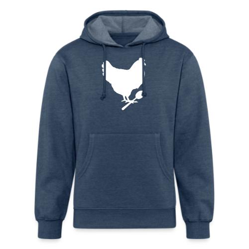 Cosmopolitan Cornbread Hen & Spoon Logo - Unisex Organic Hoodie
