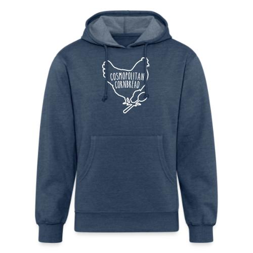 Cosmopolitan Cornbread Hen & Spoon Logo - Unisex Organic Hoodie