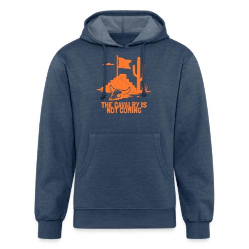 The Cavalry is Not Coming - Orange - Unisex Organic Hoodie