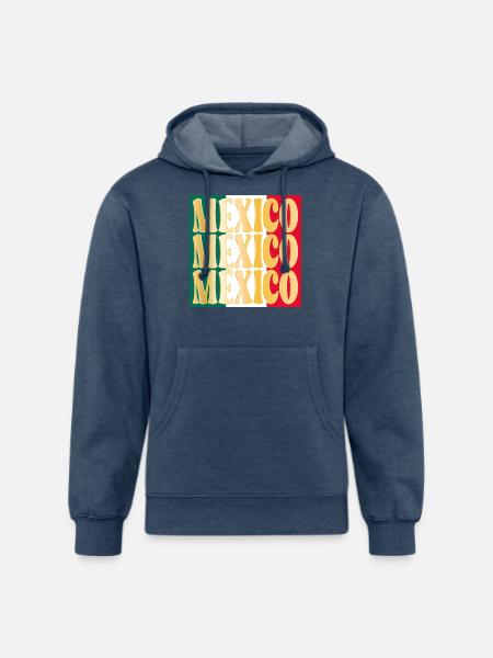 México Mexican Mexico - Unisex Organic Hoodie - heather navy