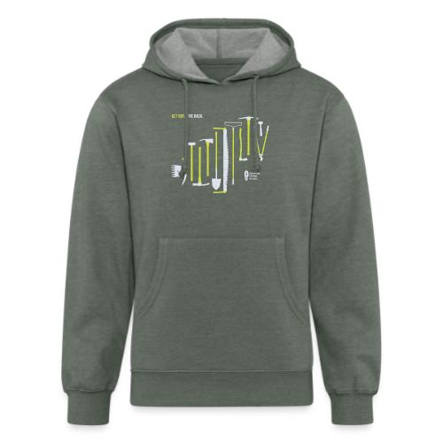 Get Out. Give Back. Trail Tool Arrangement - Unisex Organic Hoodie