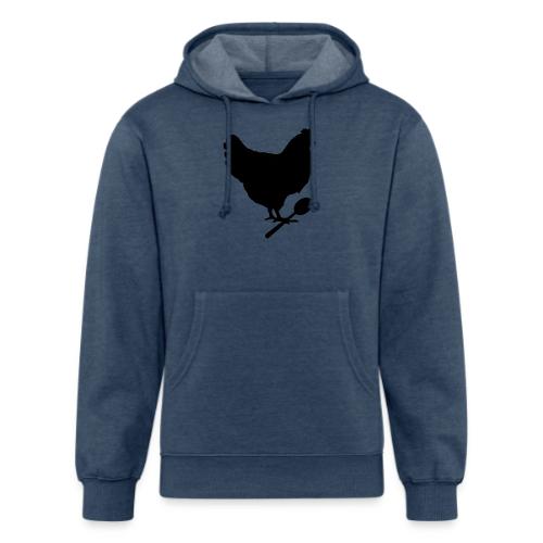 Cosmopolitan Cornbread Hen & Spoon Logo - Unisex Organic Hoodie