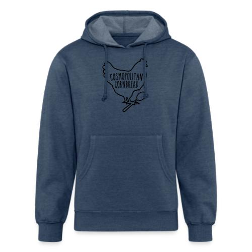 Cosmopolitan Cornbread Hen & Spoon Logo - Unisex Organic Hoodie