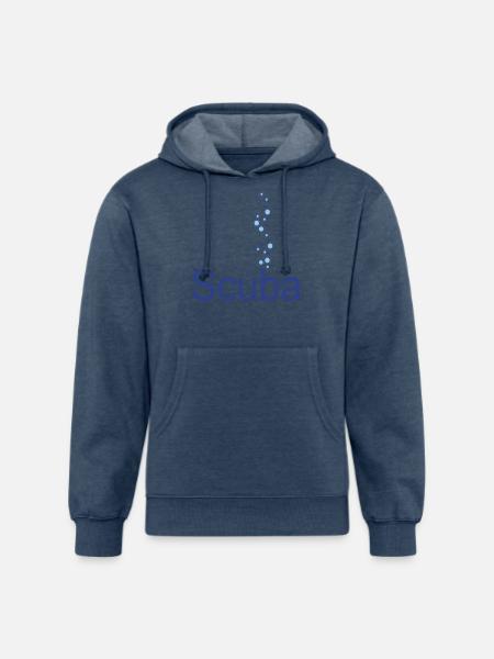 scuba - Unisex Organic Hoodie - heather navy