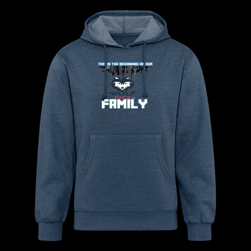 We Are Linked As One Big WolfPack Family - Unisex Organic Hoodie