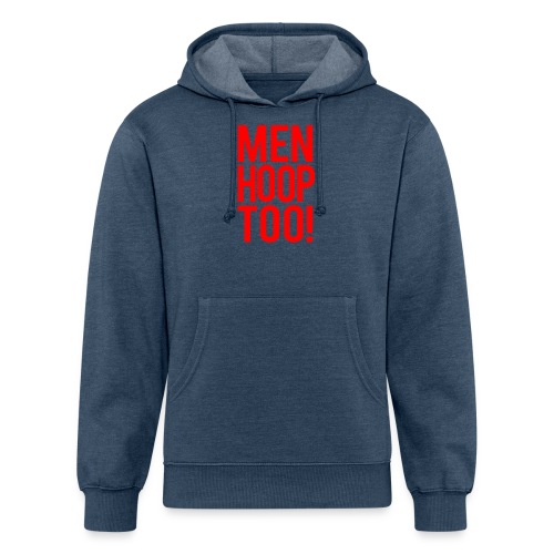 Red - Men Hoop Too! - Unisex Organic Hoodie