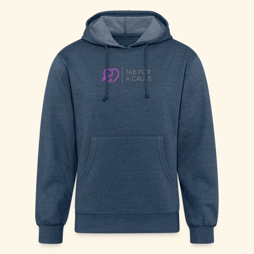 Tab for a Cause Logo with Text - Unisex Organic Hoodie