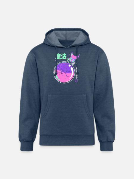 Poison Magicat - Unisex Organic Hoodie - heather navy