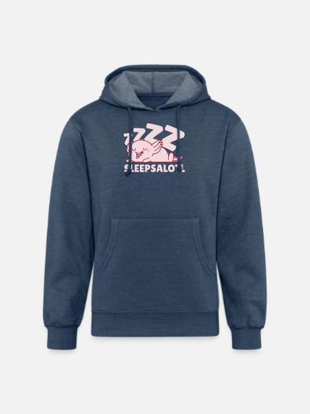 Sleepsalotl - Unisex Organic Hoodie - heather navy