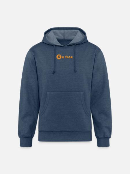 Digital gold be free - Unisex Organic Hoodie - heather navy