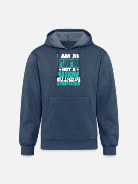 Arts AdminIstration - Unisex Organic Hoodie - heather navy